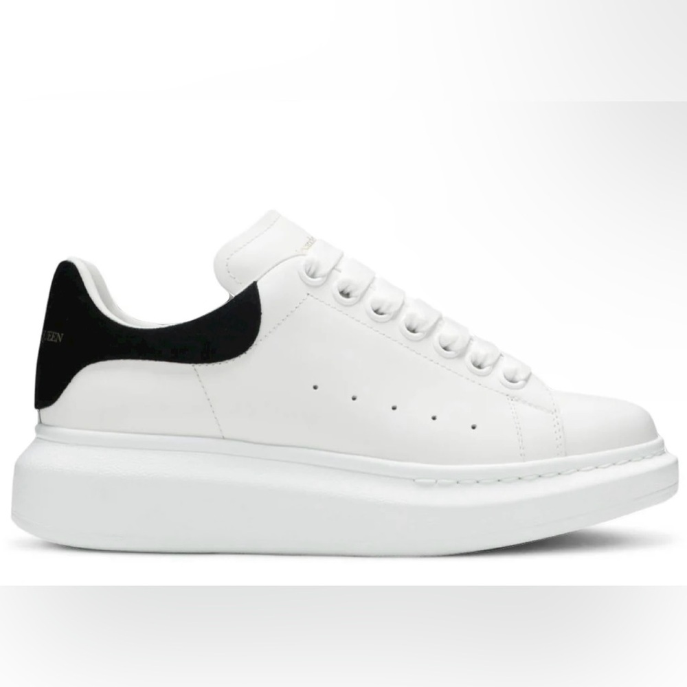 Alexander McQueen Oversized Suede Heel Sneaker
